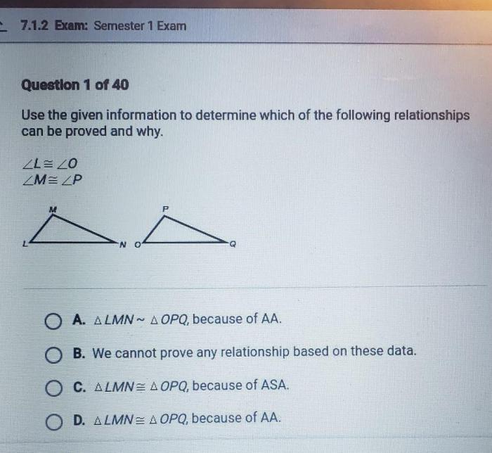 Geometry final exam answer key 2023