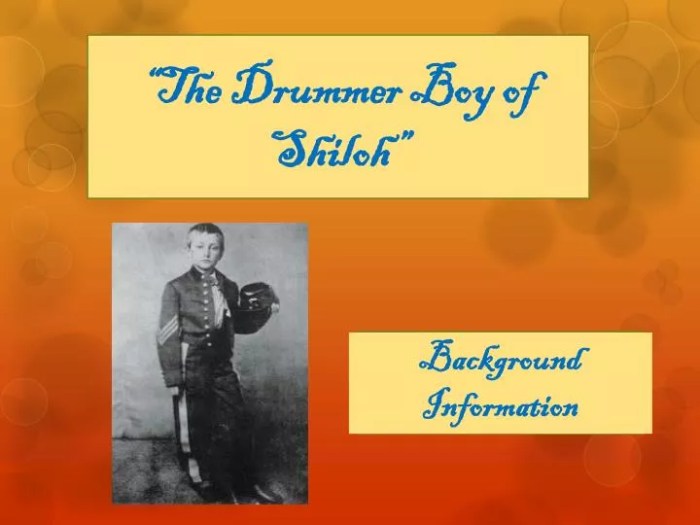 The drummer boy of shiloh