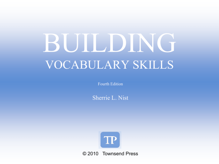 Building vocabulary skills fifth edition answer key