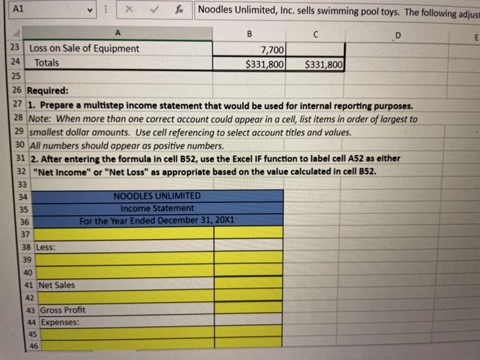 Prepare and analyze a merchandiser's multi step income statement