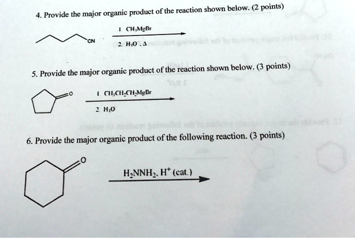 Provide the major organic product of the reaction shown below.